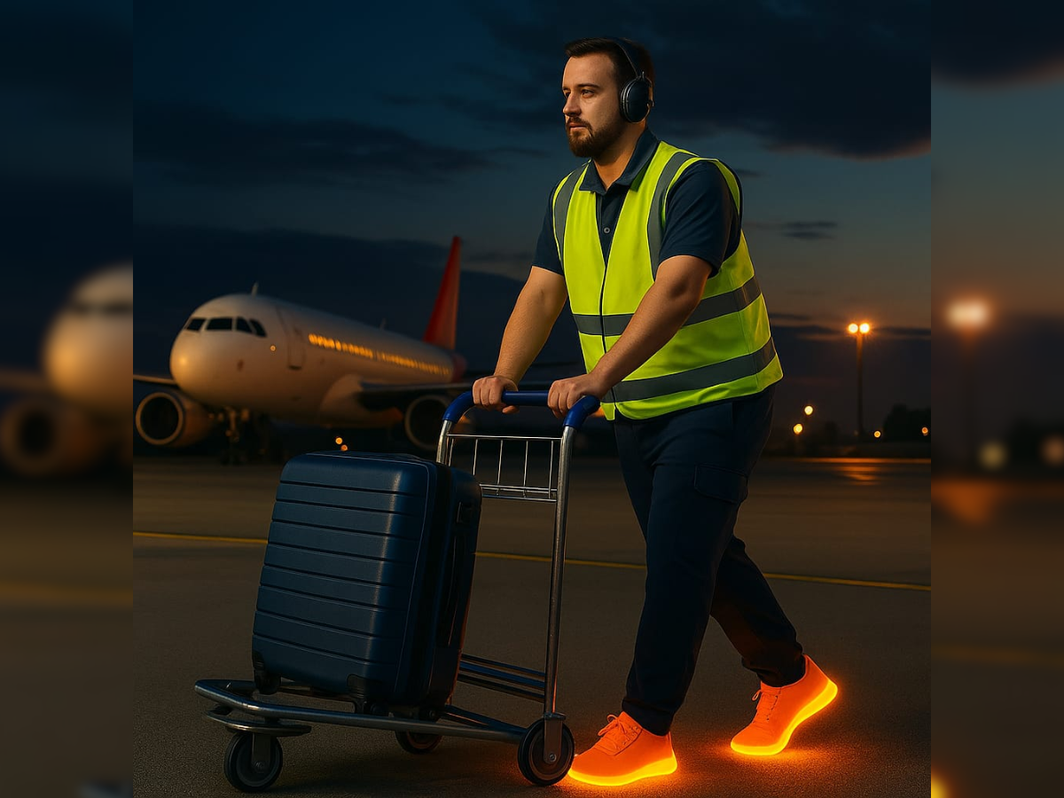 Professional using Stepprs insoles